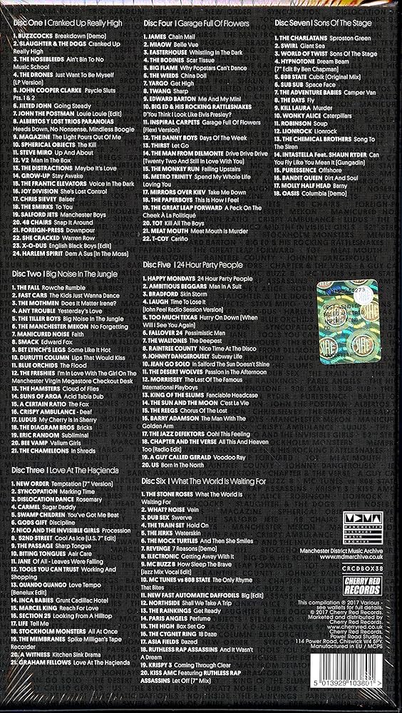 洋楽 Manchester: North Of England 1977-1993 Album Review: Various Artists: Manchester North Of England